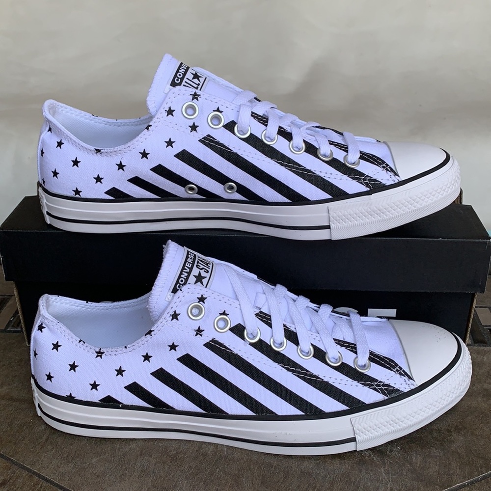 CONVERSE CTAS OX WHITE/BLACK/WHITE MENS - Picture 3 of 15